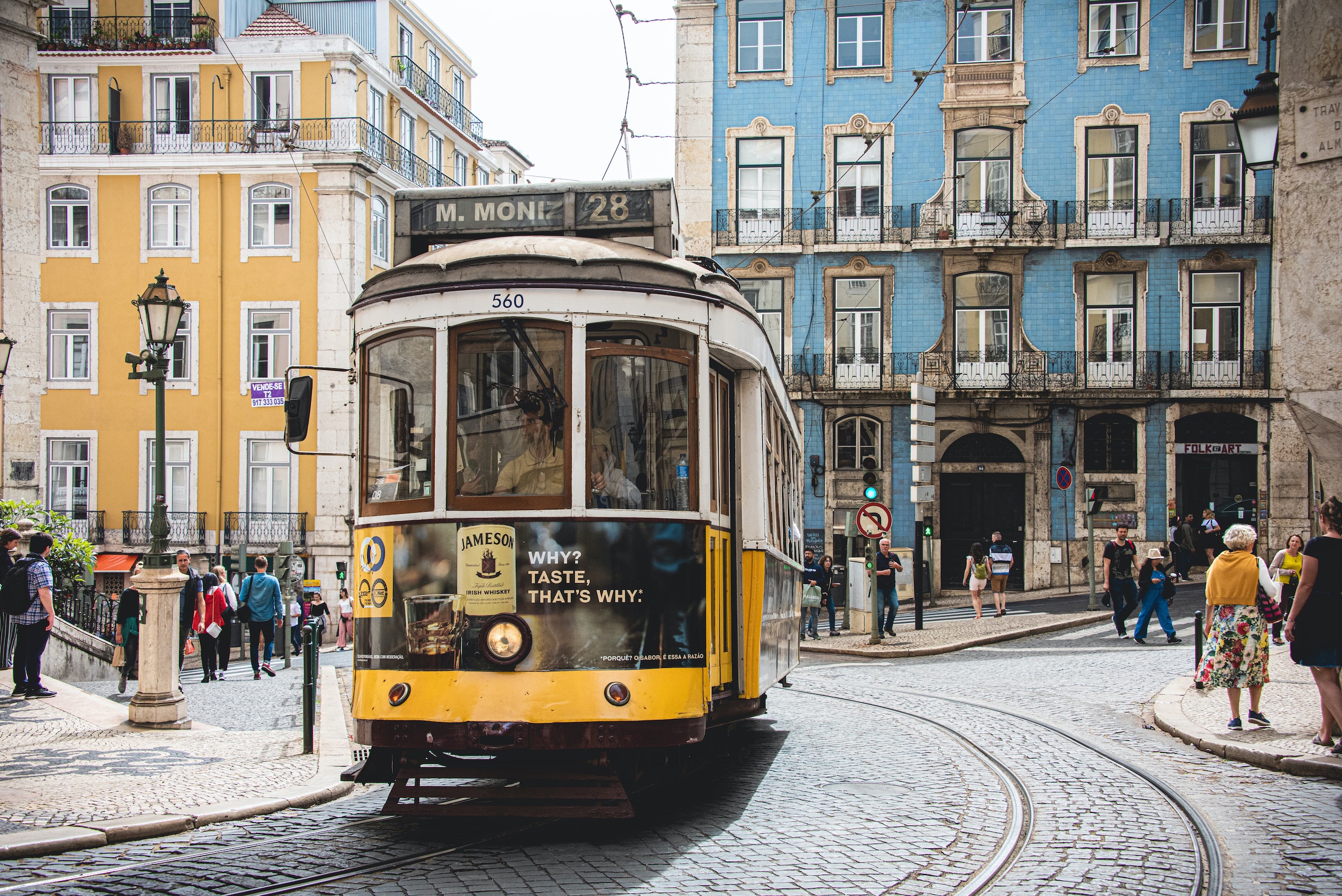 Lisbon portugal tram