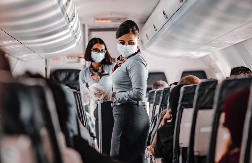 Air hostess facemask