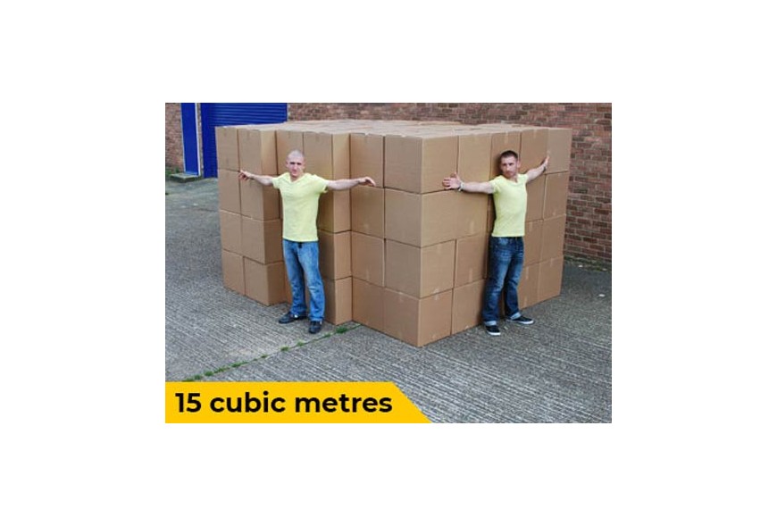 Feet in cubic clearance meter