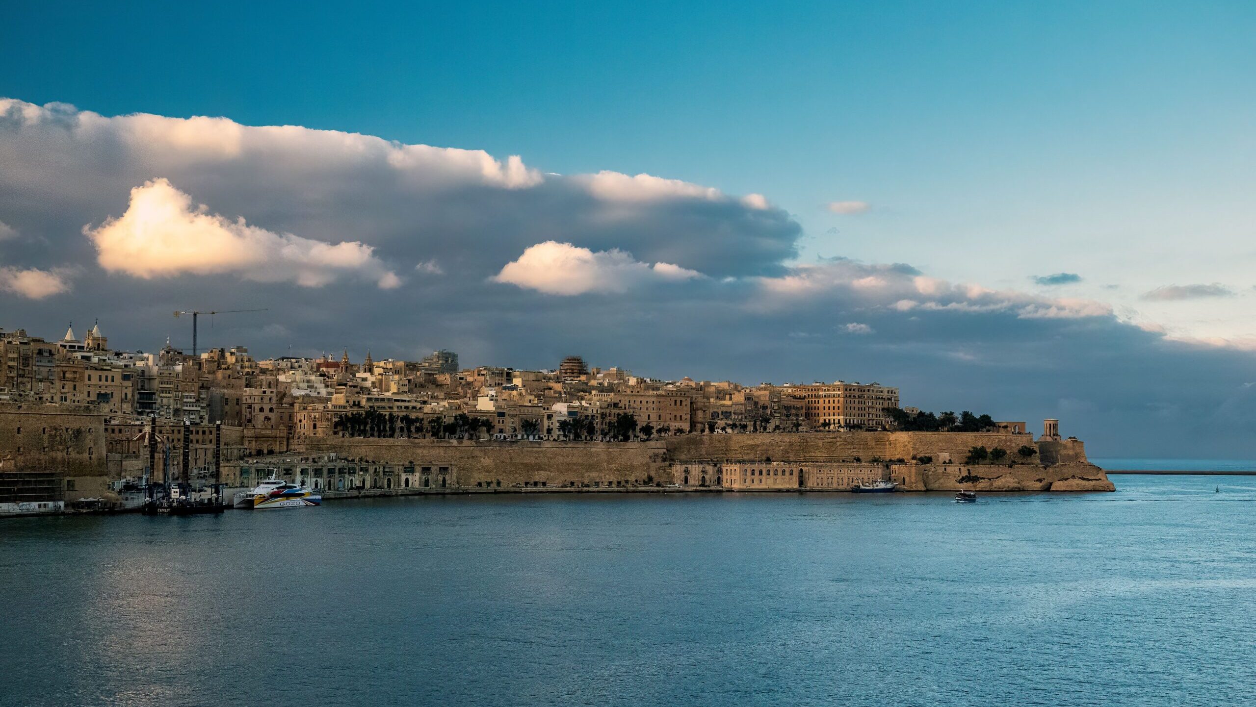 Valletta harbour in Malta for UK to Malta removals